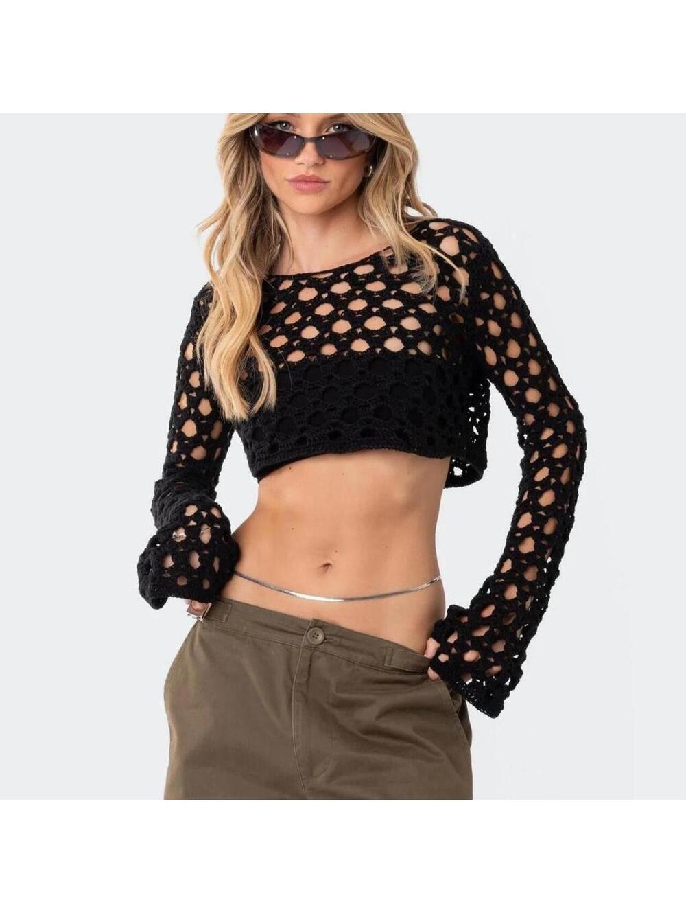 Edikted crochet top